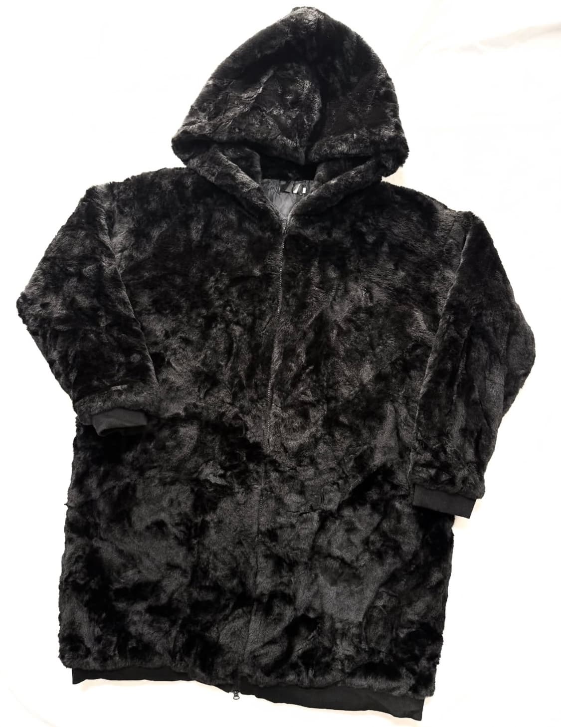 후디드 퍼 코트 상품이미지1