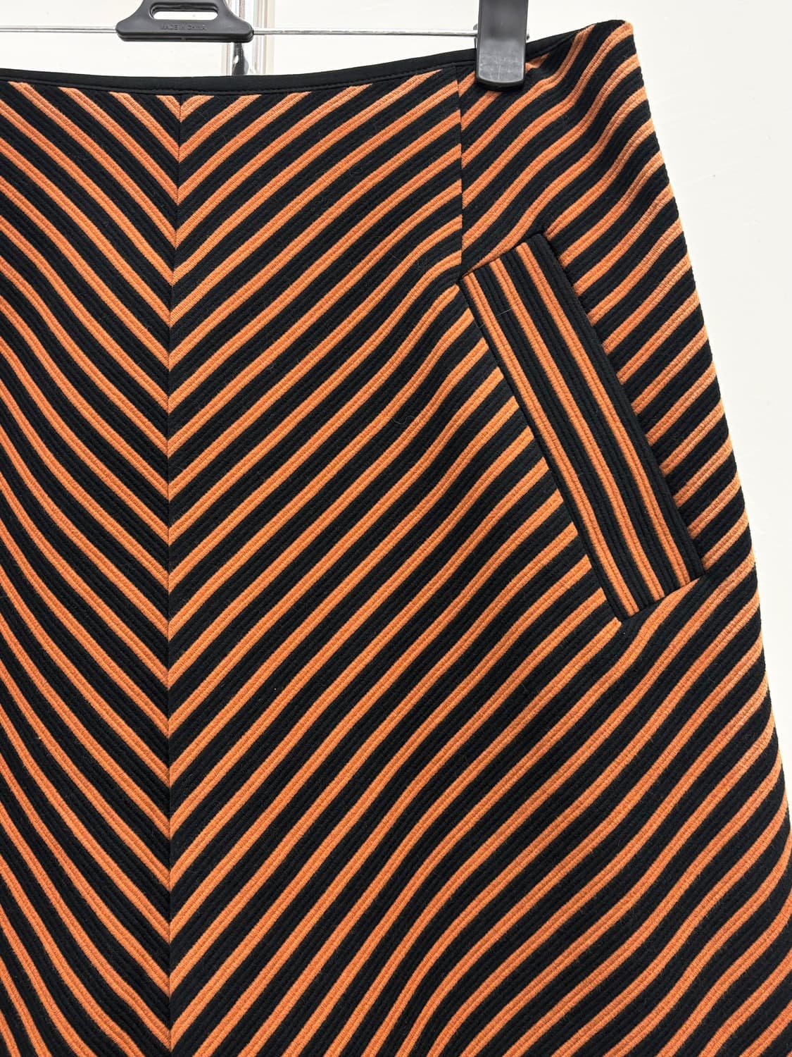 빈티지 스트라이프 미디 스커트 상품이미지5