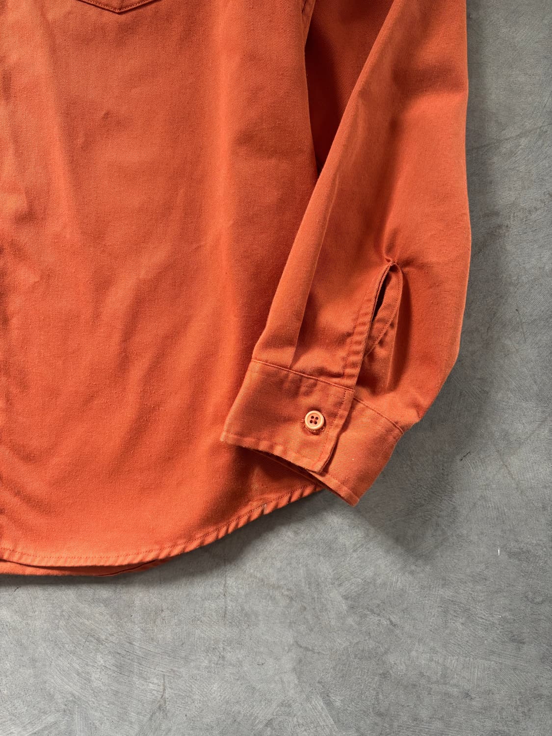 Supreme 슈프림 로고 오렌지 컬러 워크 셔츠 상품이미지7