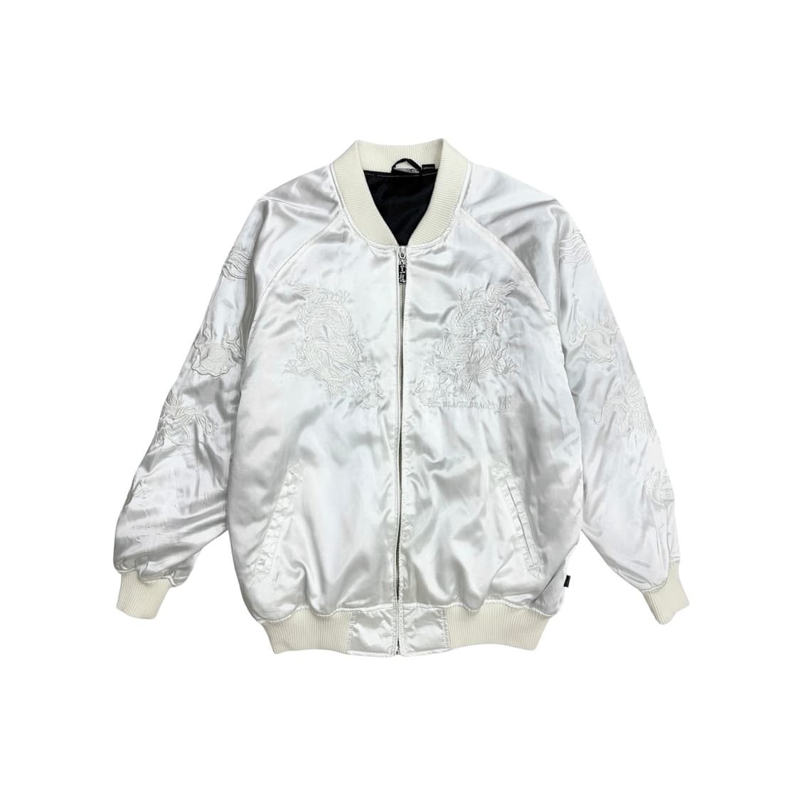 DOG TOWN 독타운 도그타운 블랙 드래곤 화이트 스카잔 자켓 (XL) 상품이미지1