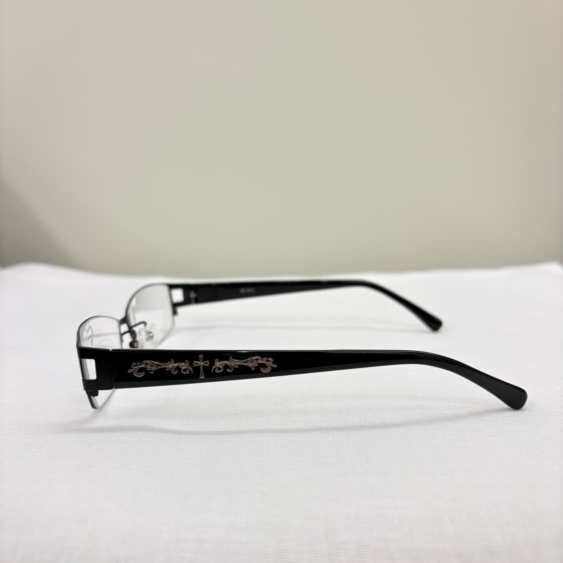 GIVY 기비 블랙 사각 빈티지안경 상품이미지5