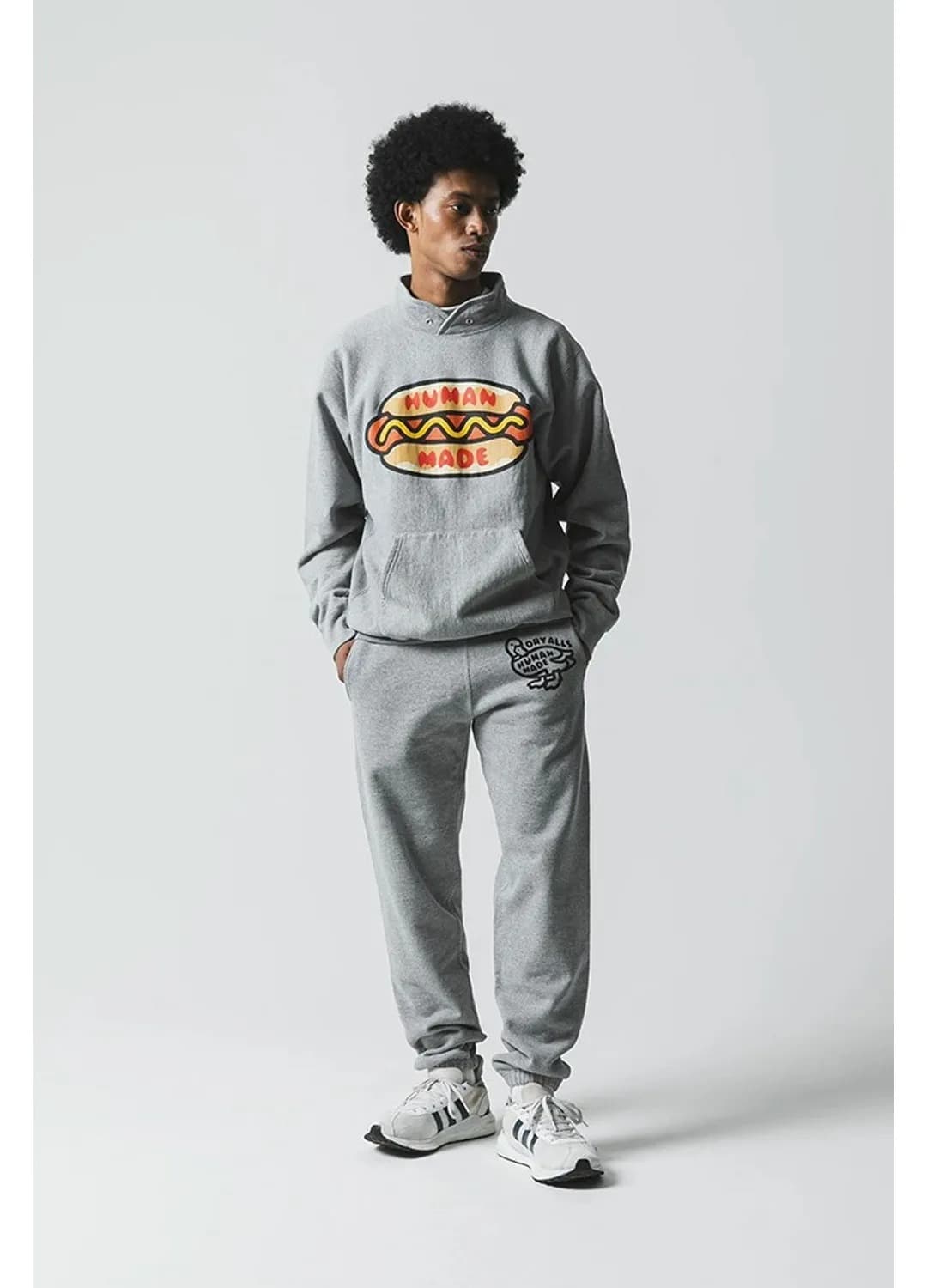 휴먼메이드 HUMAN MADE Stand Collar Sweatshirt 상품이미지4