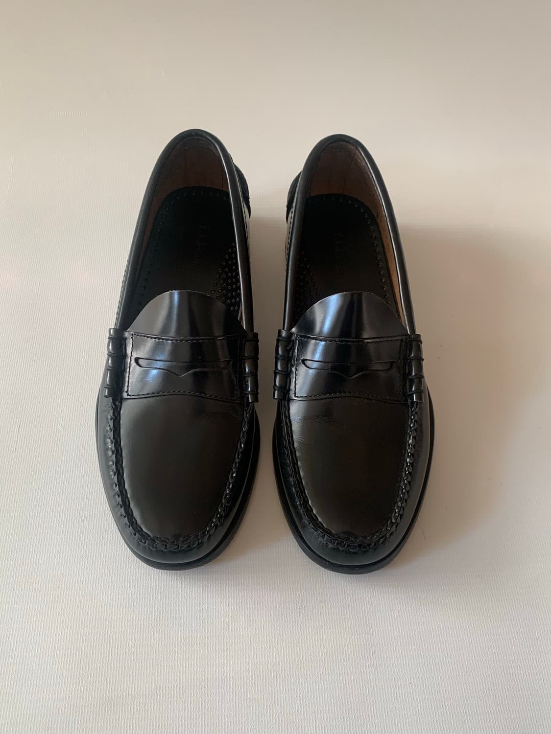 엘엘빈 L.L.Bean 블랙 소가죽 페니 로퍼 260 하루타 상품이미지2