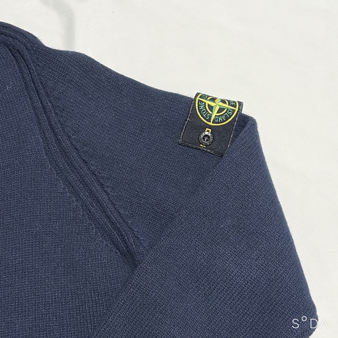 스톤아일랜드 램스울 가디건 네이비 M 상품이미지5