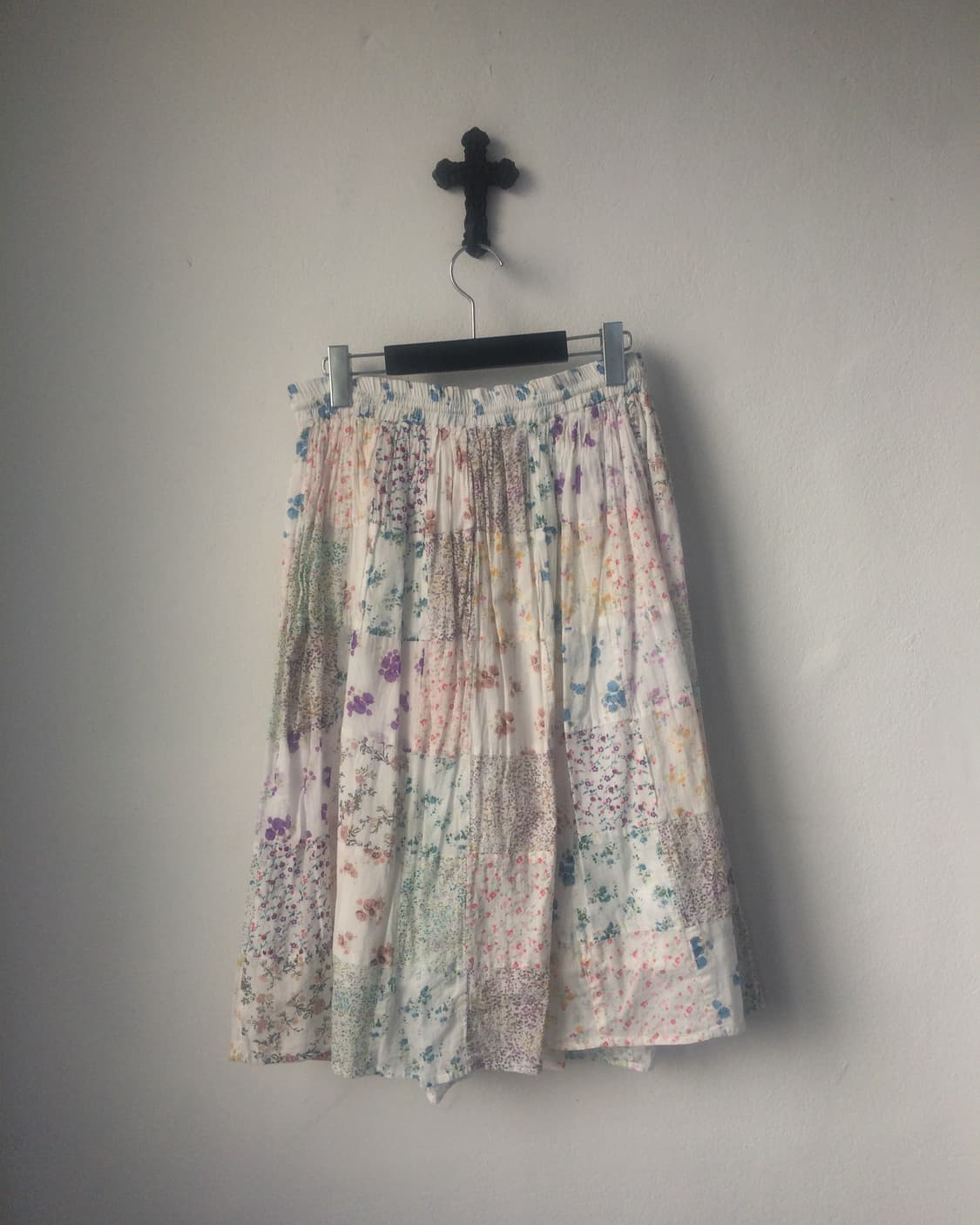 Patch work point skirt 상품이미지3