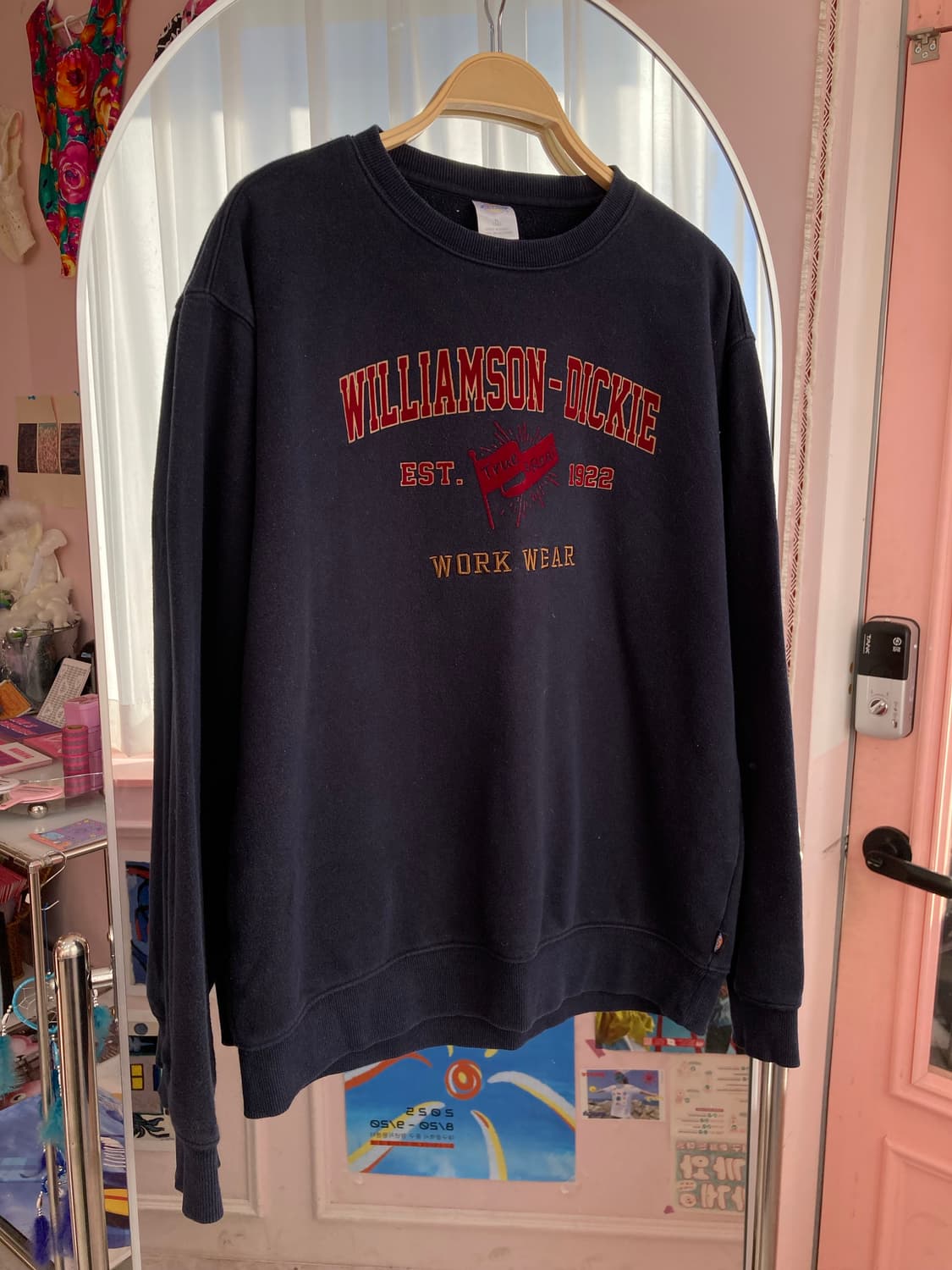 디키즈 Dickies 네이비 맨투맨 상품이미지1