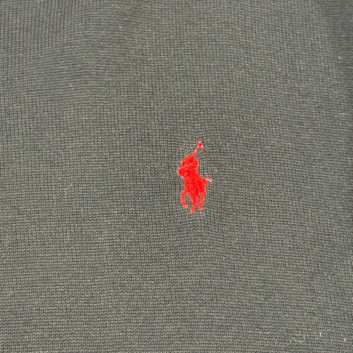 XL) 폴로 랄프로렌 라운드넥 코튼 니트 블랙 상품이미지5