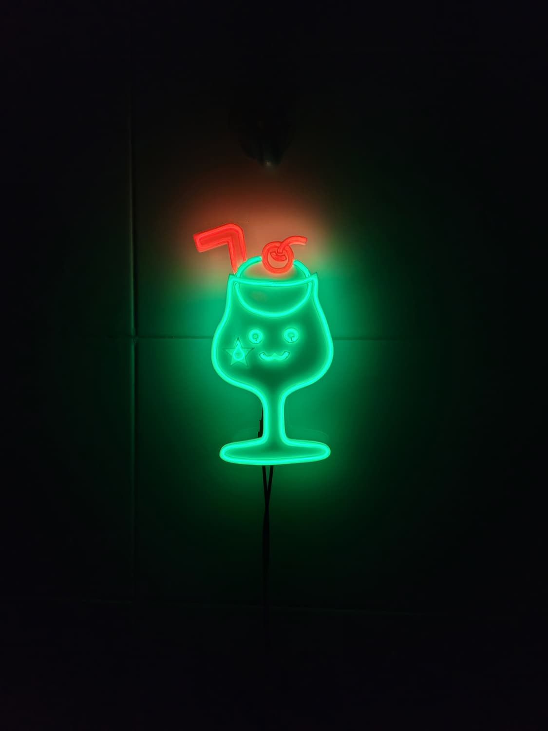 메론소다 스마일 네온사인 led 램프 무드등 조명 상품이미지3