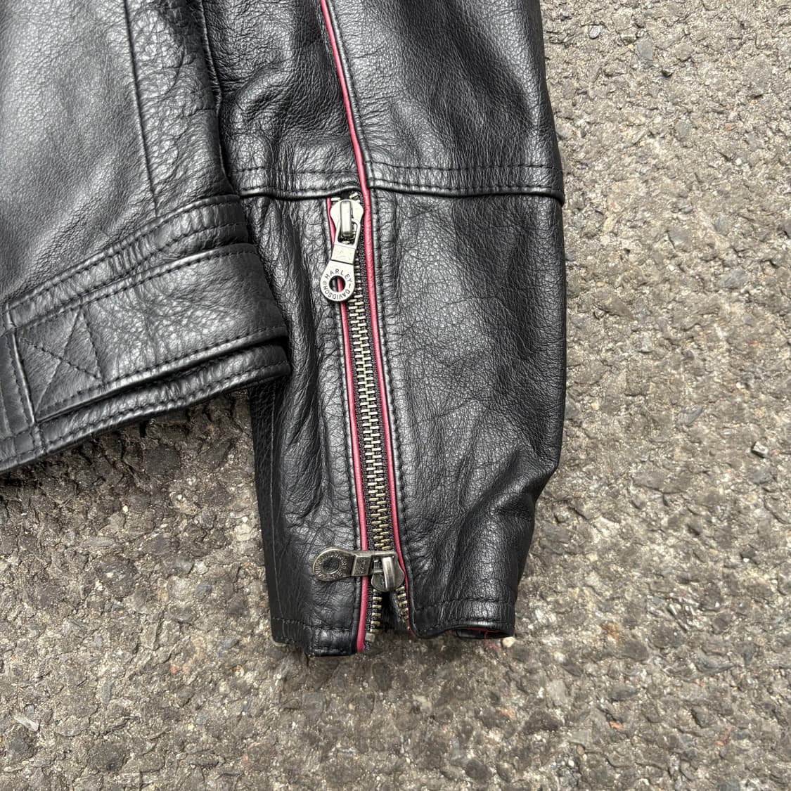 할리데이비슨 블랙 레더 자켓 상품이미지4