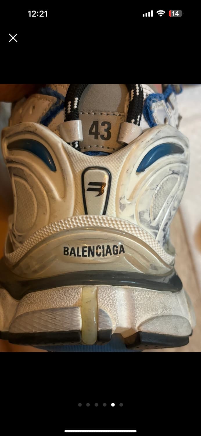 발렌시아가 뉴러너 스니커즈 43 블루 상품이미지4