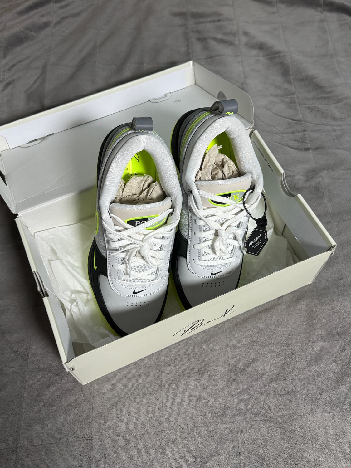 나이키 Book1 EP 라이트 스모크 그레이 볼트(새상품) 상품이미지2