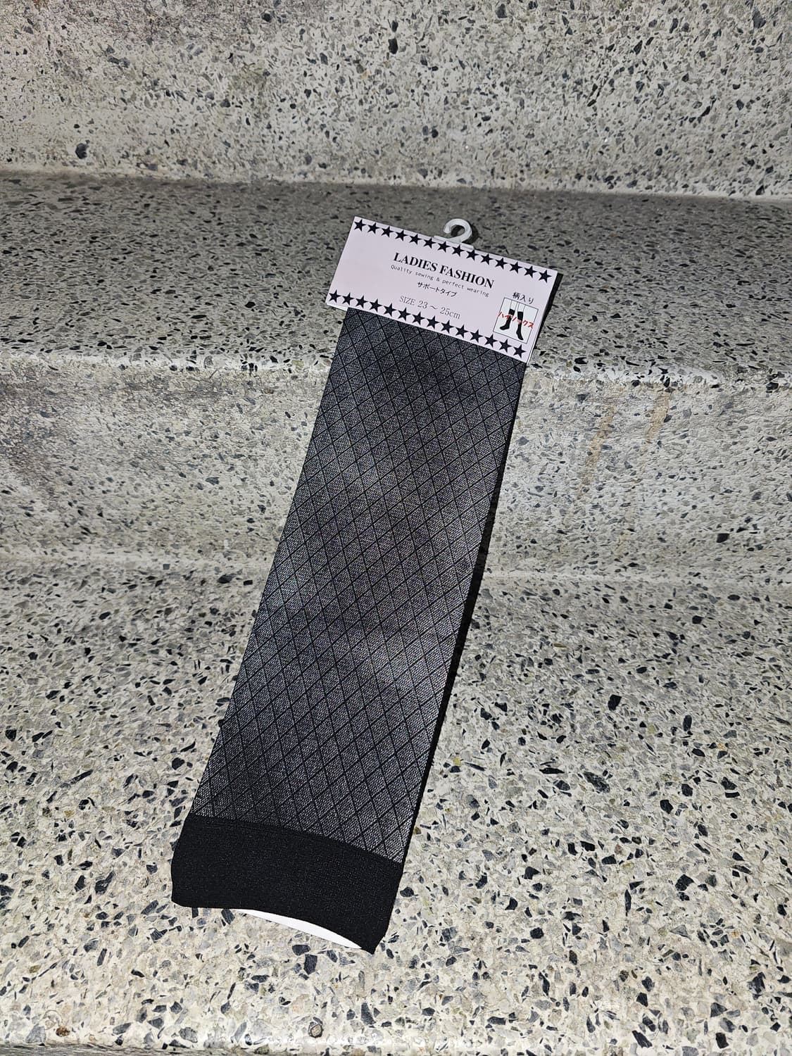 Japan 패턴 시스루 니삭스 스타킹 상품이미지1