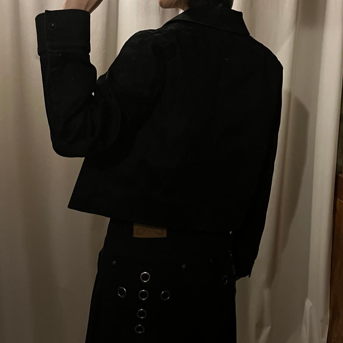 코스 데님 숏 자켓 상품이미지3