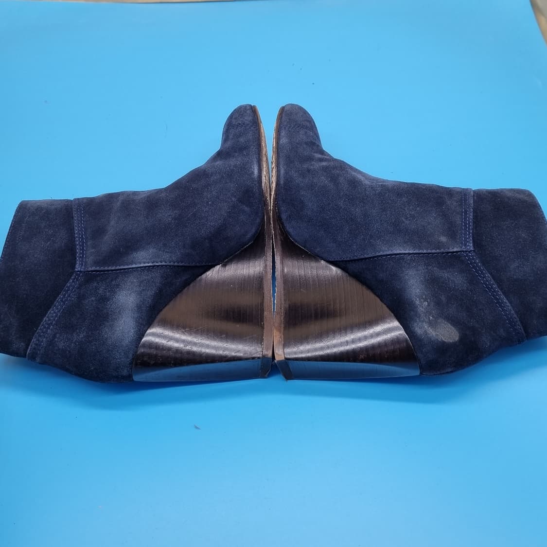 랑방 스웨이드 앵클부츠 230 굽9 상품이미지6