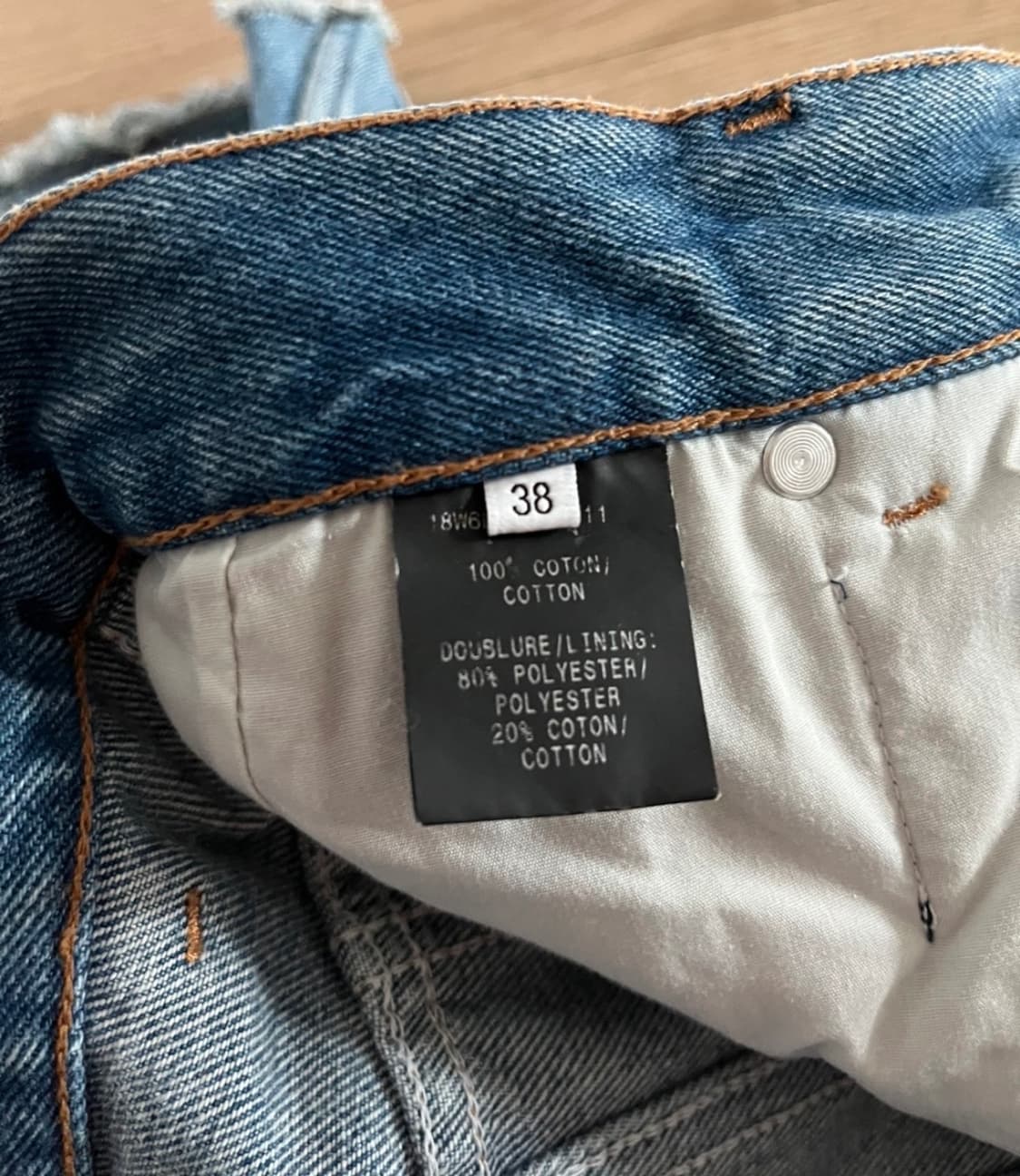 뮈글러 스파이럴 데님팬츠 38 상품이미지6