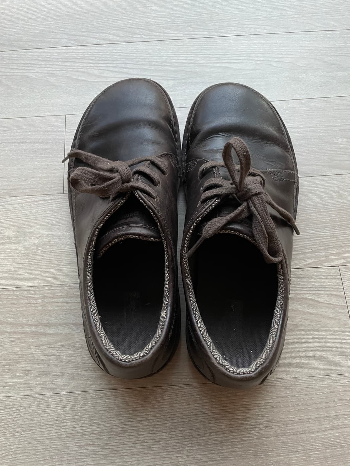 파타고니아 loulu 룰루 레더 슈즈 벨벳 브라운 상품이미지4