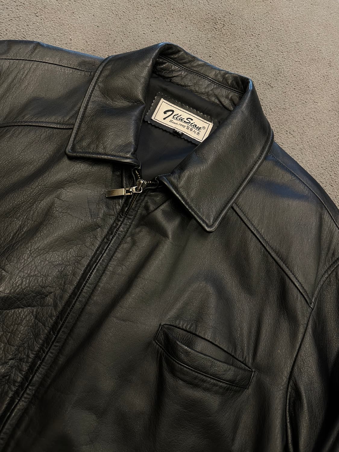 일루시온 빈티지 소가죽 자켓 처분  상품이미지2