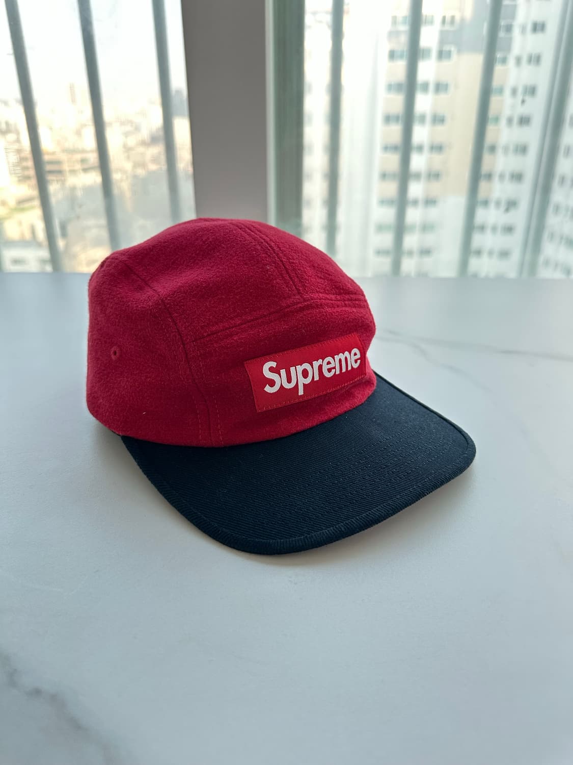 슈프림 투톤 캠프캡 레드 - 23FW 상품이미지2