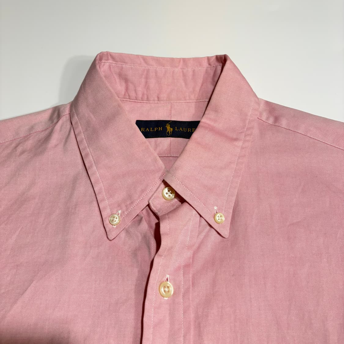 폴로 랄프로렌 핑크 포니자수 옥스퍼드 셔츠 상품이미지3