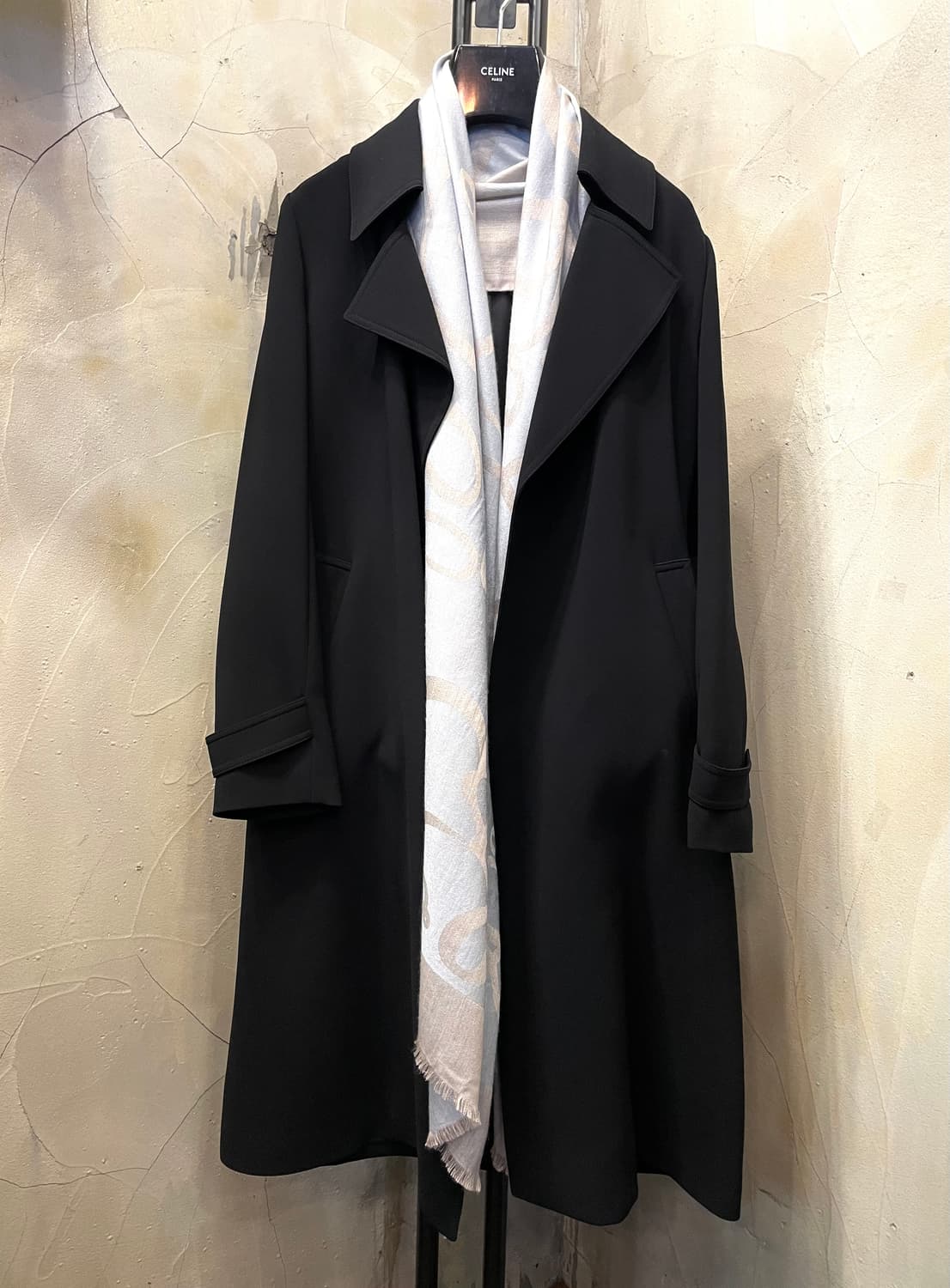 로에베 실크 캐시미어  숄, 스카프 75cmX205 상품이미지3