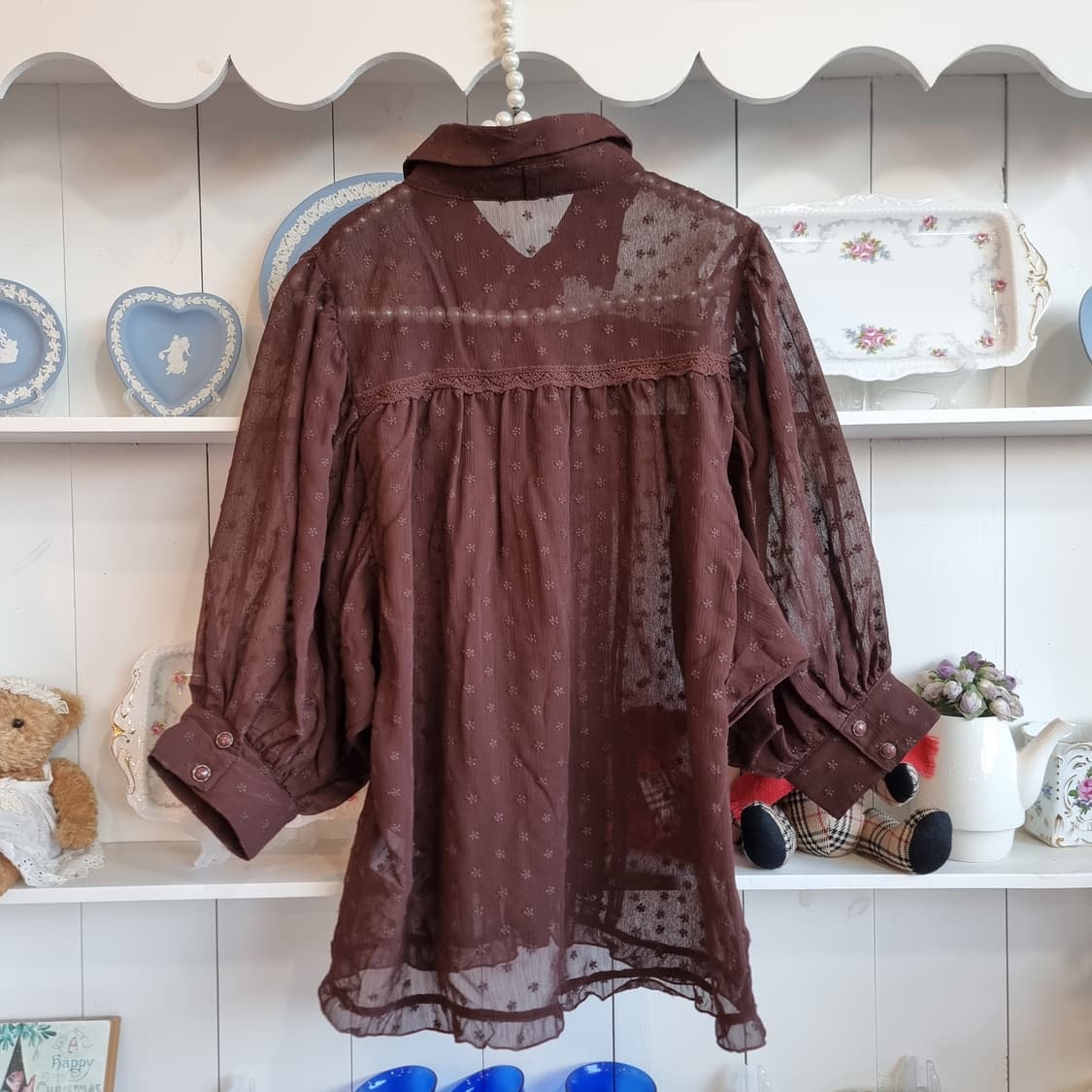 리즈리사 초코무드  블라우스 상품이미지8