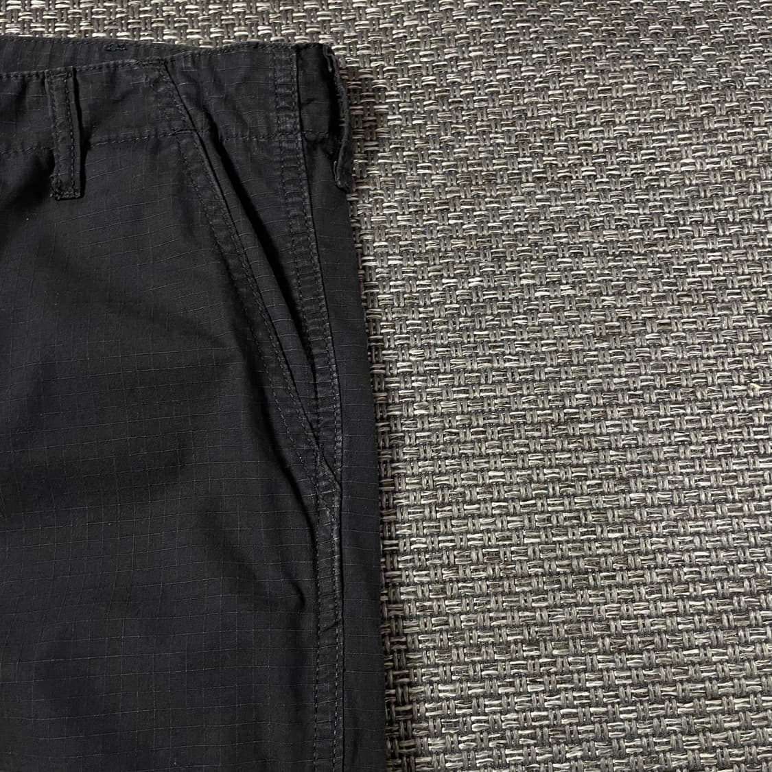 (34) 칼하트 블랙 카고 와이드 코튼 팬츠 상품이미지4