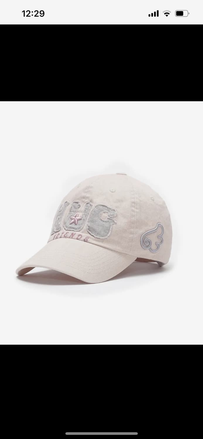 허그유어스킨 캡 모자 핑크 허그 프렌즈 상품이미지1