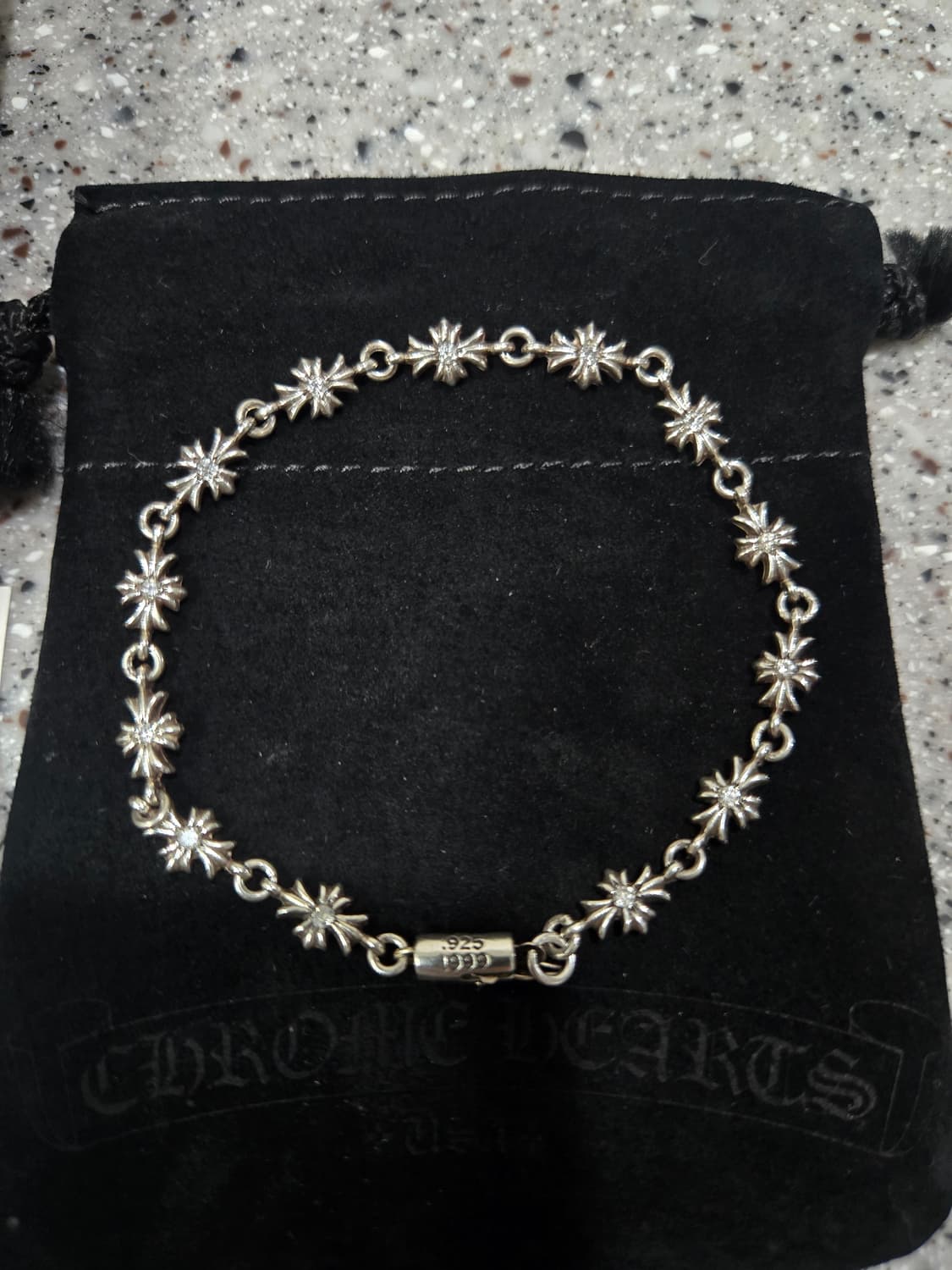 크롬하츠 타이니e ch풀파베 오리지널 팔찌13링크(정품) 상품이미지2