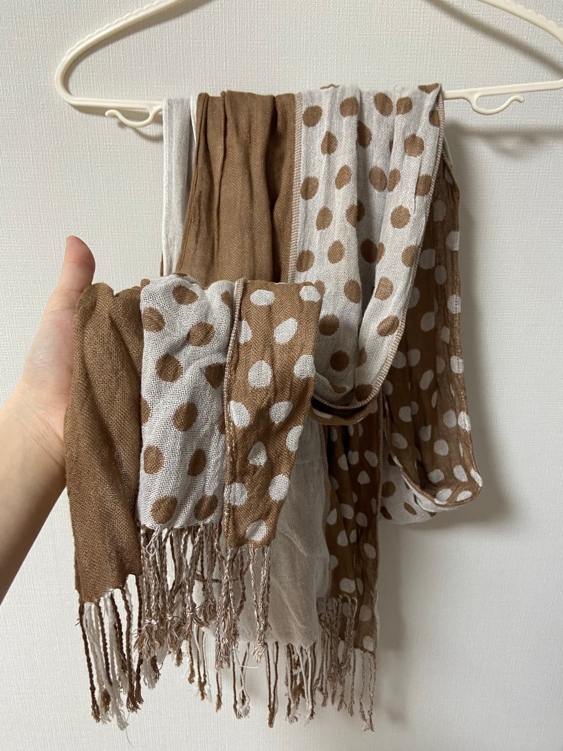 빈티지 도트 스카프  상품이미지3