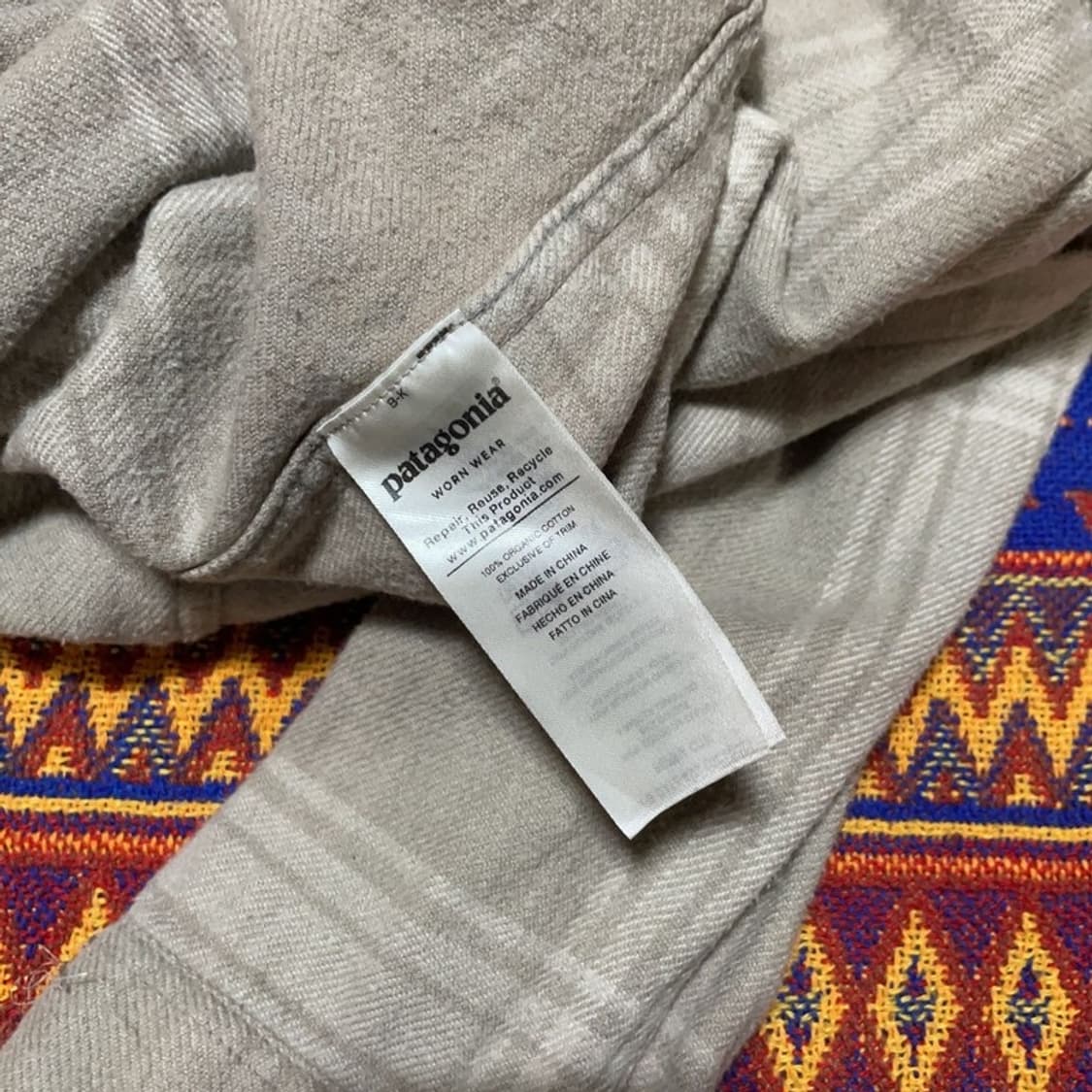 [105] 파타고니아 오가닉코튼 투포켓 체크 셔츠 상품이미지5