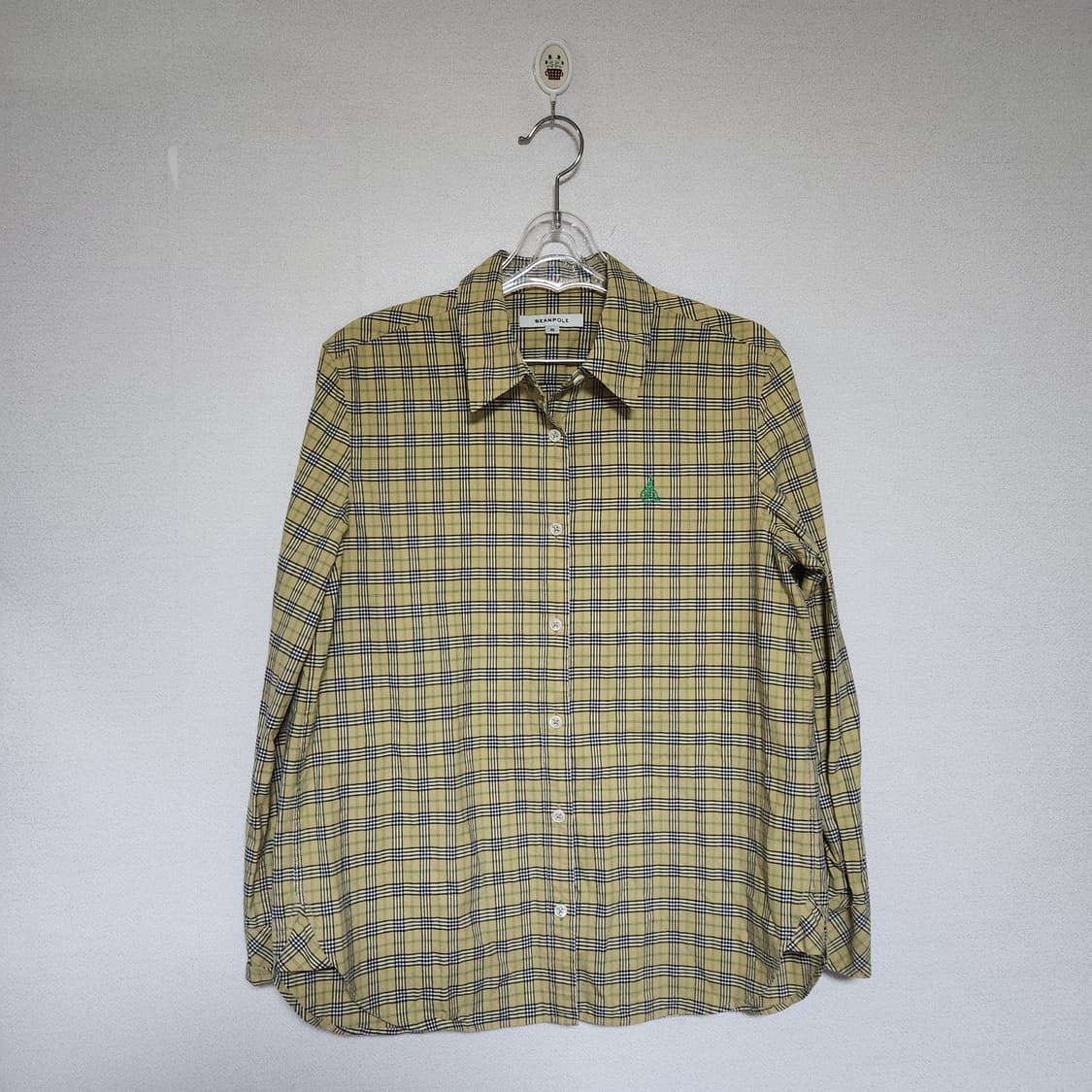 헤지스 체크 남방 여95 상품이미지1