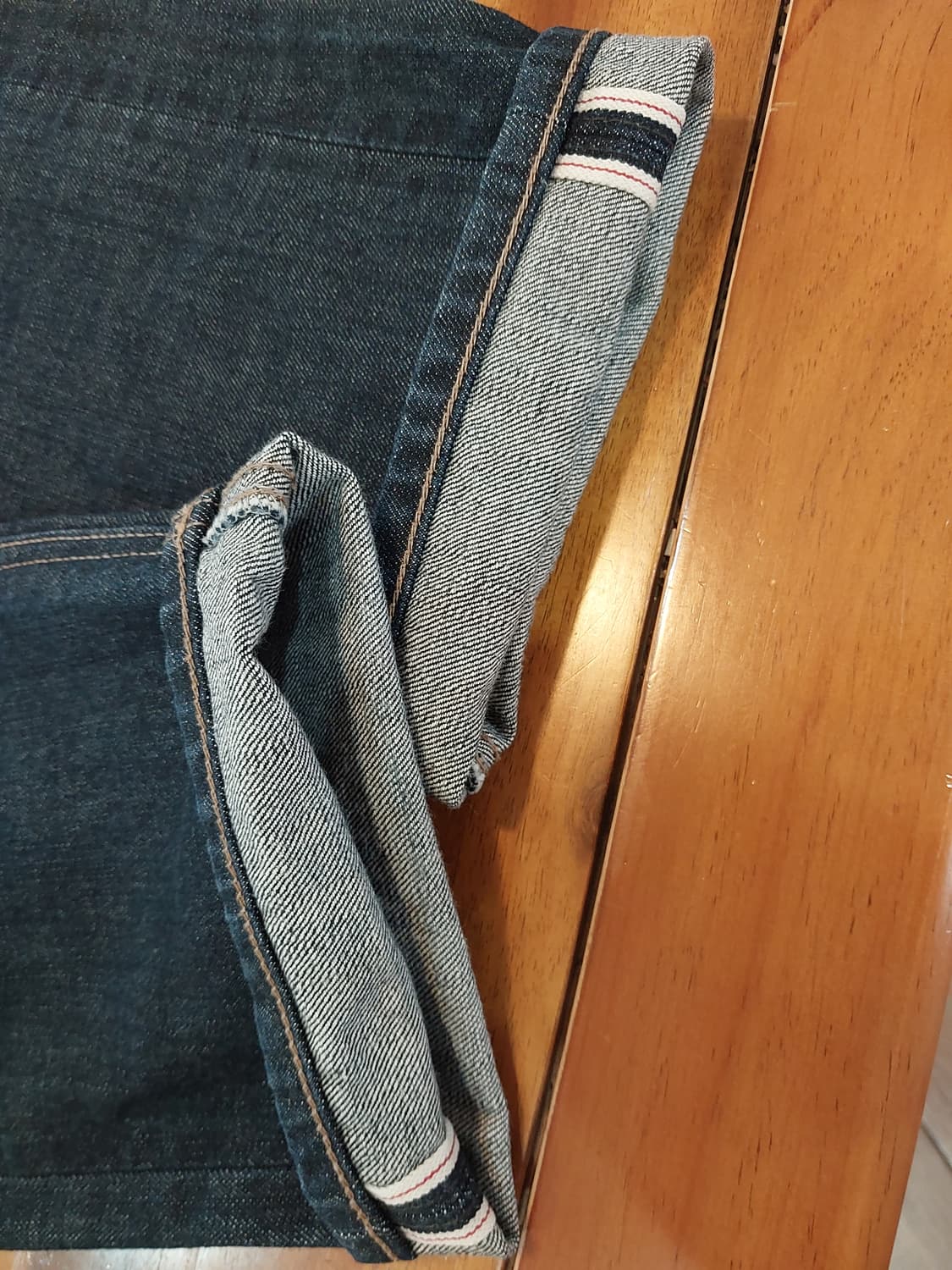 스파오 레귤러 스트레이트 셀비지 데님팬츠 28, 30사이즈 2벌 일괄판매 상품이미지6