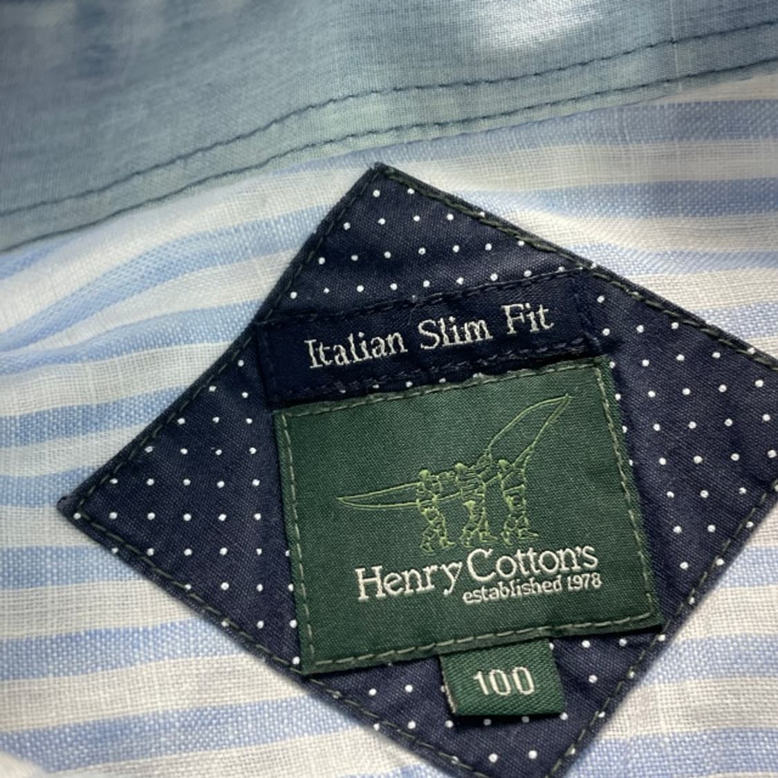 100 헨리코튼 린넨 셔츠  상품이미지3