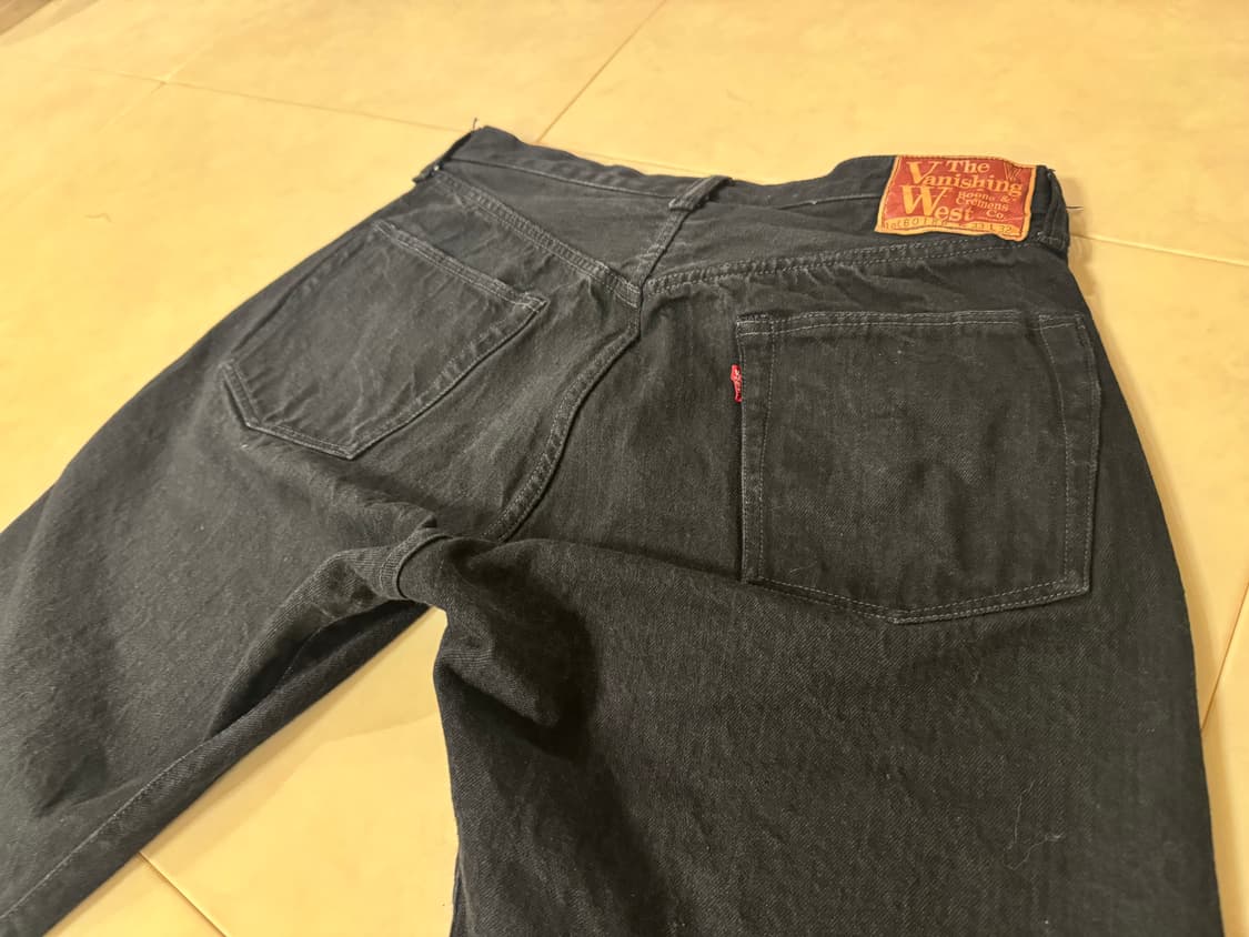 프리휠러스  lot 601rb 루드 블랙진 33 상품이미지4
