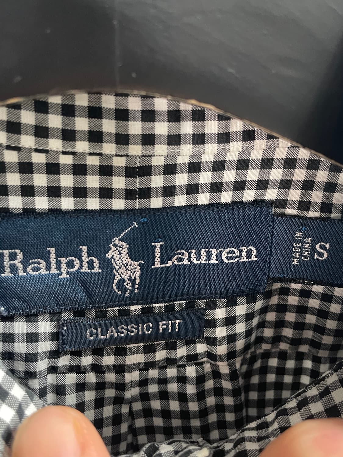 폴로 랄프로렌 깅엄체크 반팔 셔츠 (on.65) 상품이미지4