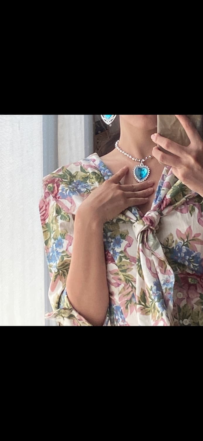 초레어 80년대 빈티지 꽃무늬 드레스 상품이미지10