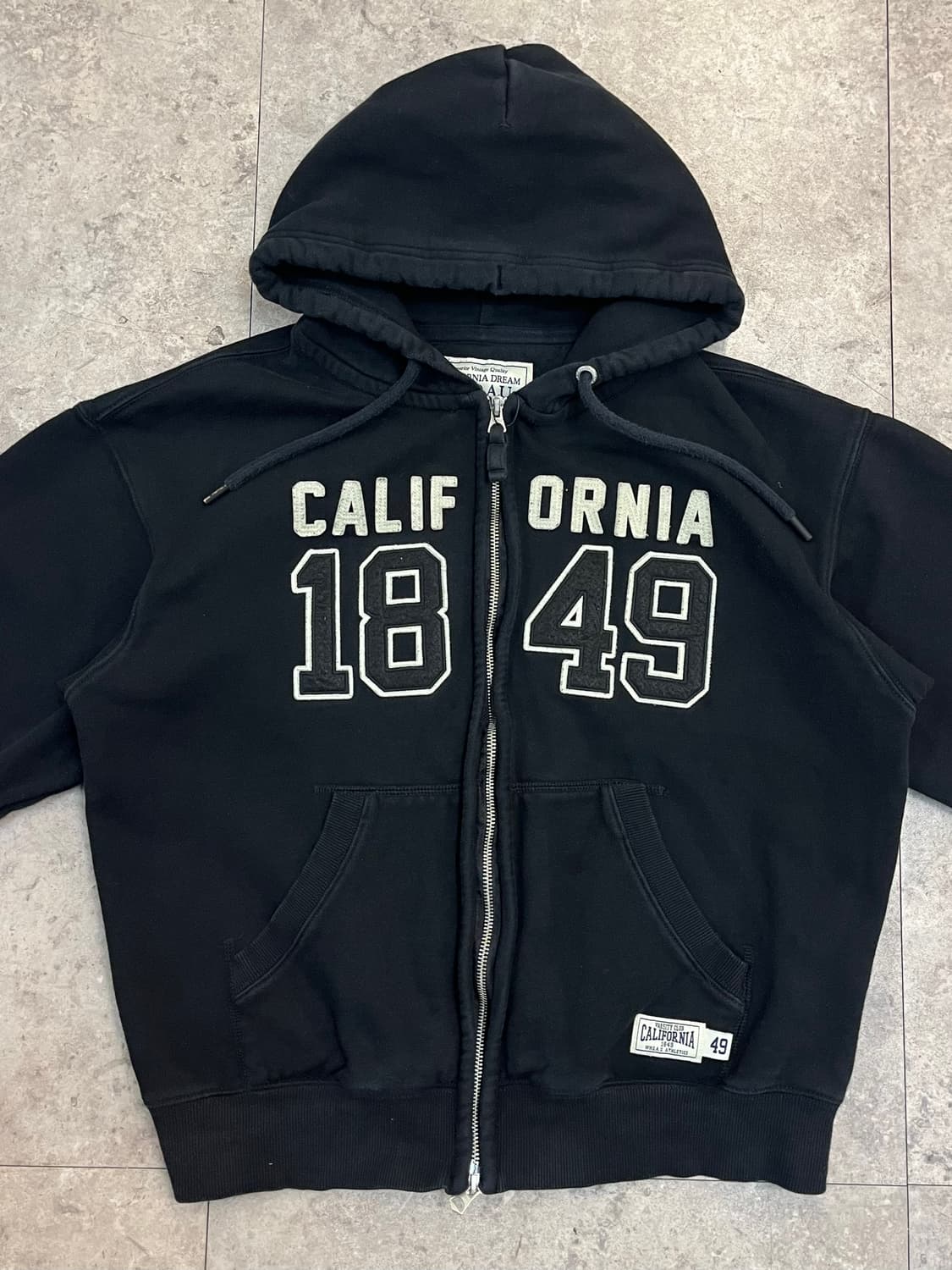 후아유 투웨이 기모 후드집업 블랙 S #csz2971 상품이미지5