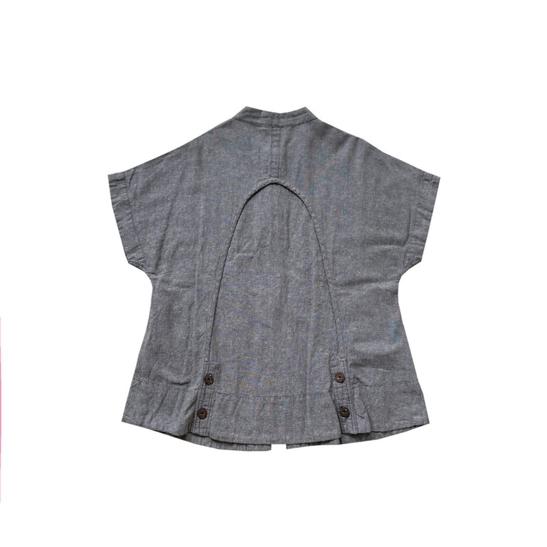 ⁎ 𓂃 back button 1/2 shirt 상품이미지3