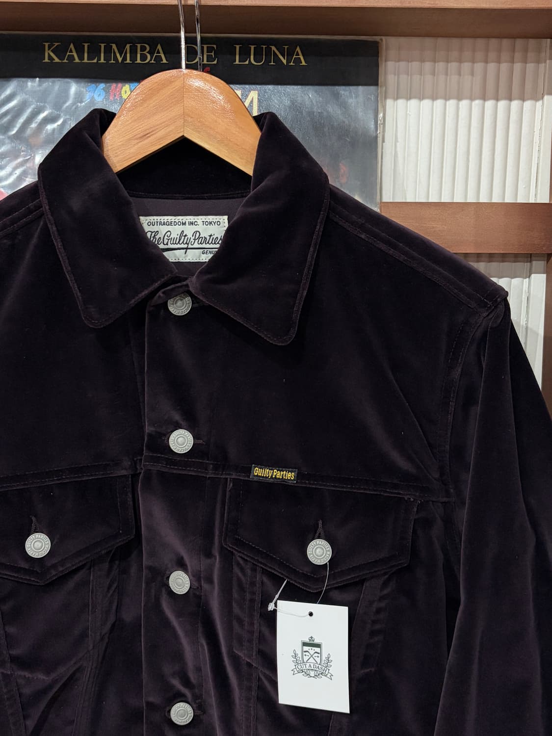 J49 와코마리아 벨로어 트러커 자켓 M 상품이미지2