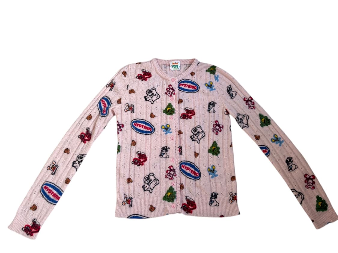 hysteric galmour 90s 니트 가디건 상품이미지1