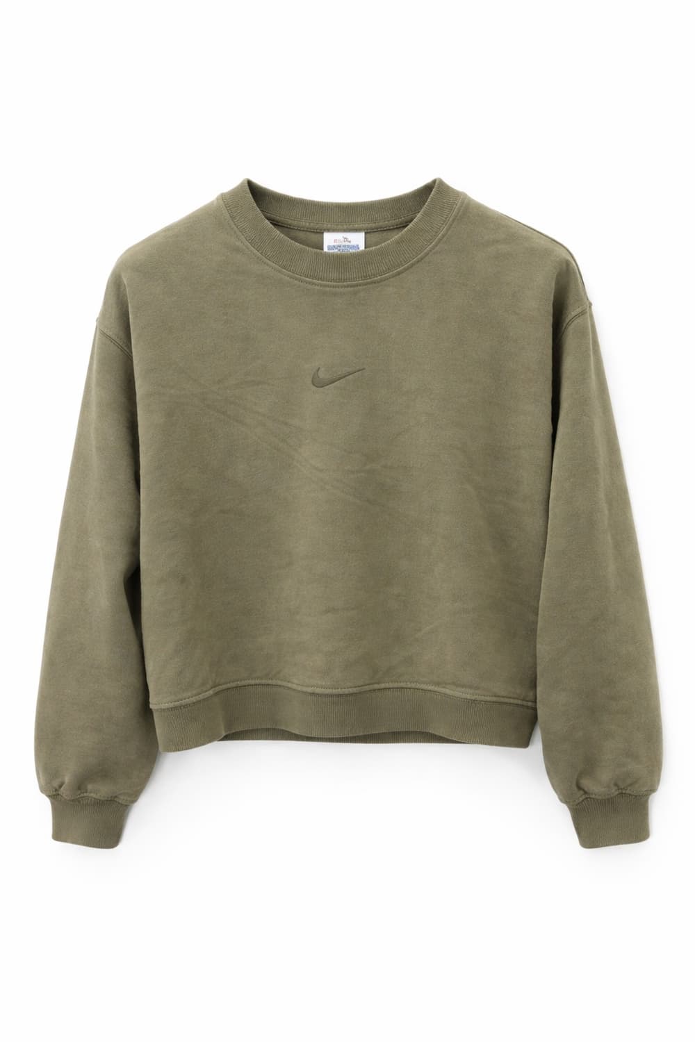 나이키 크롭 올리브 맨투맨 L 상품이미지1