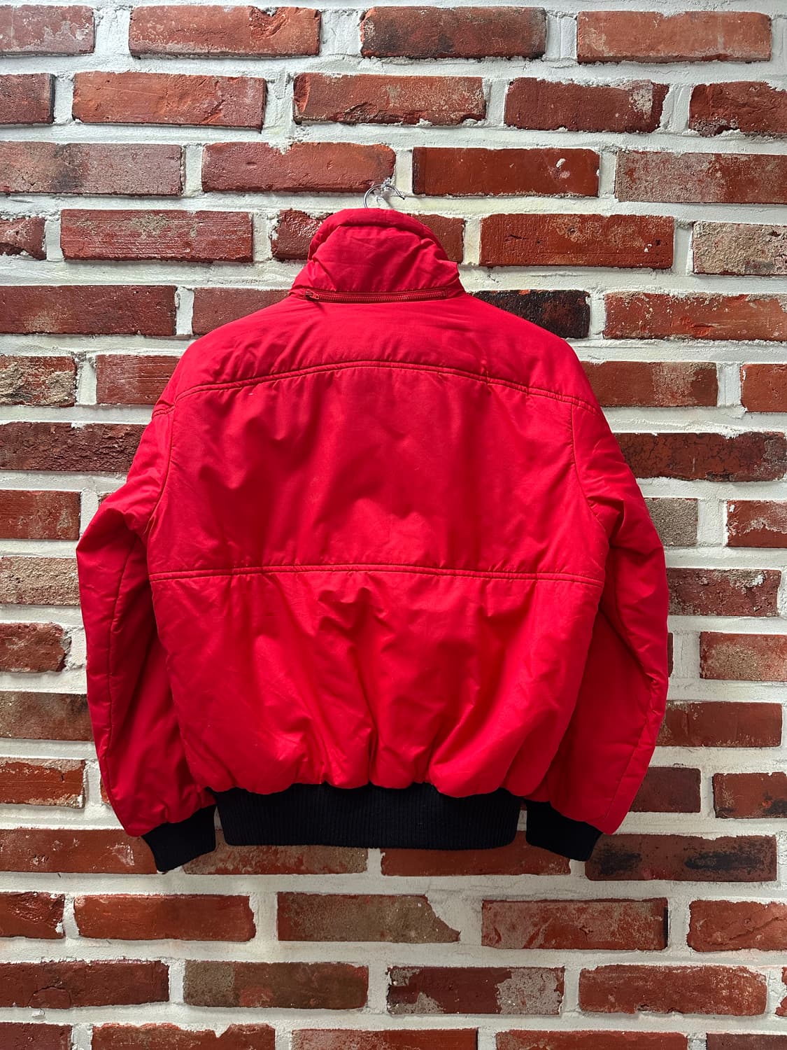 (S)80-90s 아디다스 서독제 하이넥 봄버 레드 상품이미지4