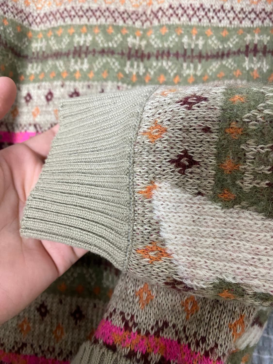 캐피탈 페어아일 본 니트 [3] 상품이미지5