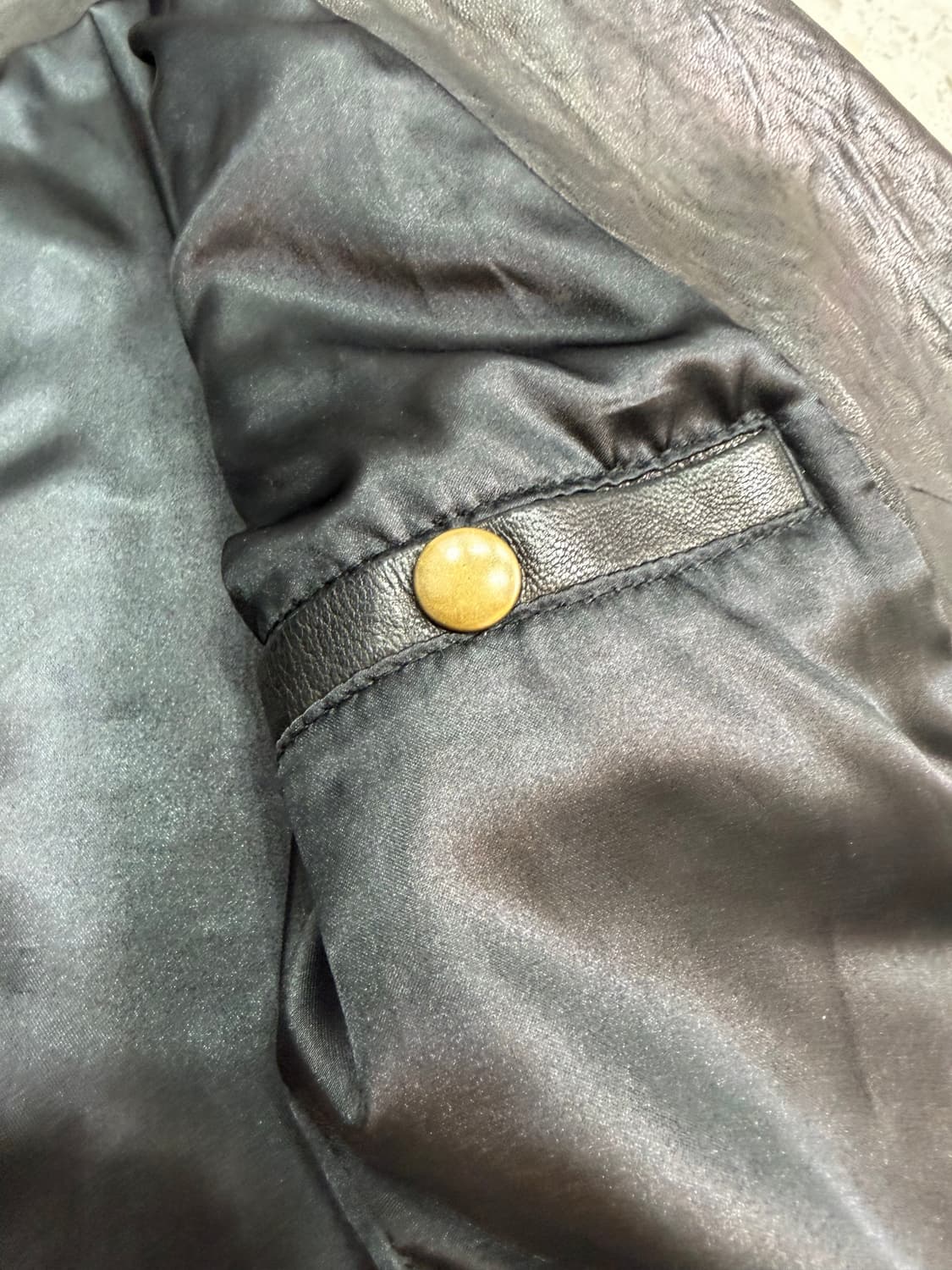 에드하디 Ed Hardy 양가죽 자켓 / 스터드 패치 / 빈티지 상품이미지7