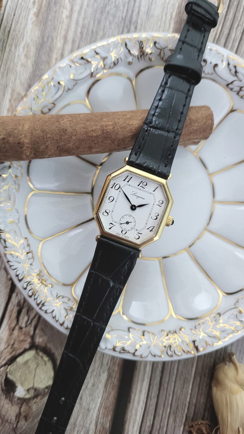 정품 론진 옥타곤 3208  수동 시계 상품이미지7