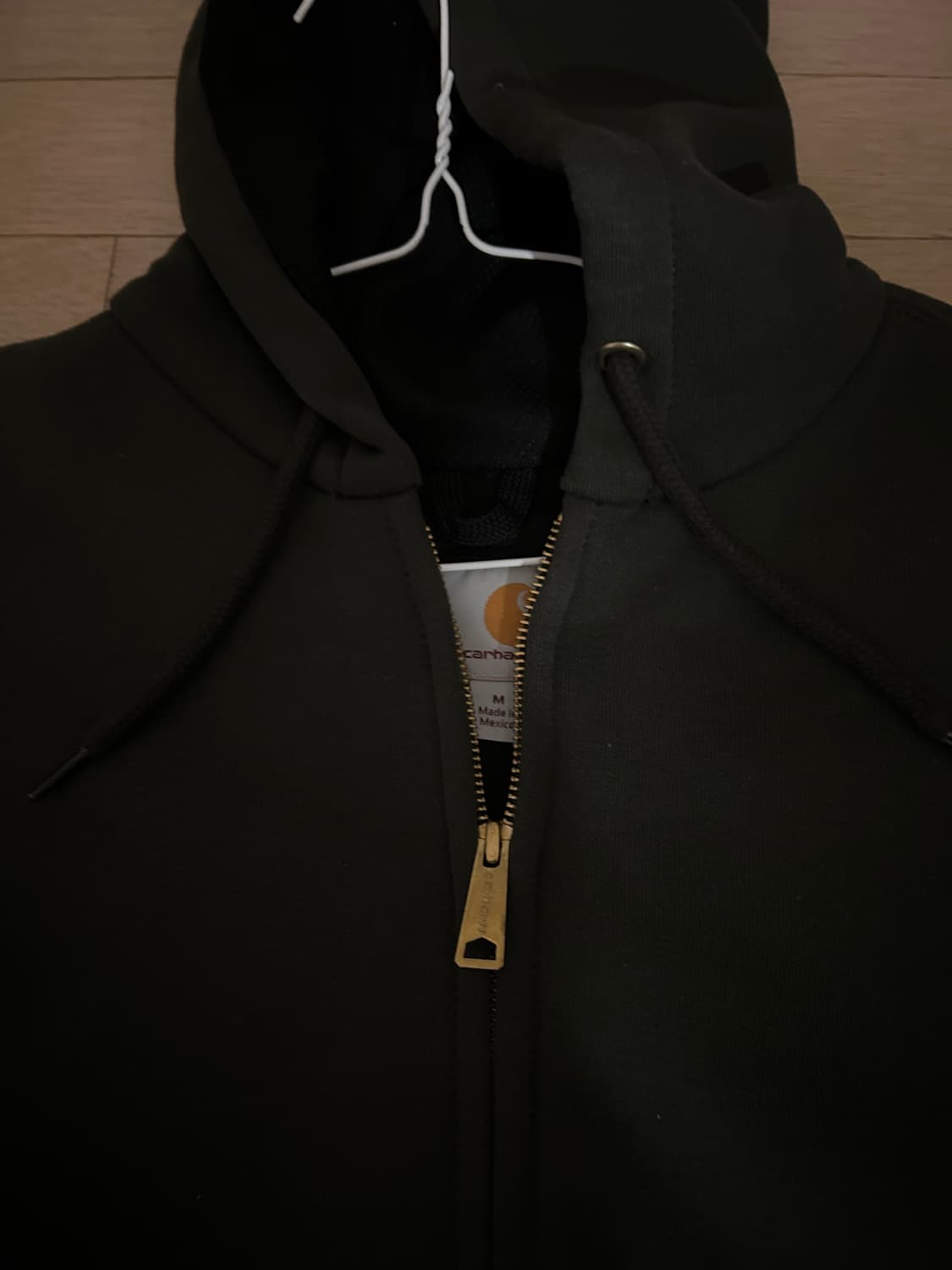 칼하트 후드집업 카키 M 상품이미지2