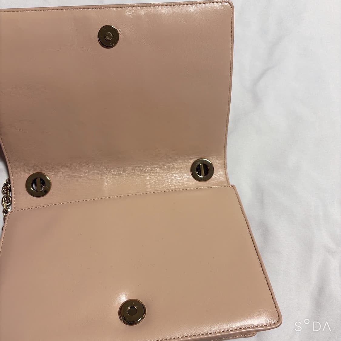 LANVIN 랑방 퀄팅 체인 크로스백 핑크베이지 상품이미지9