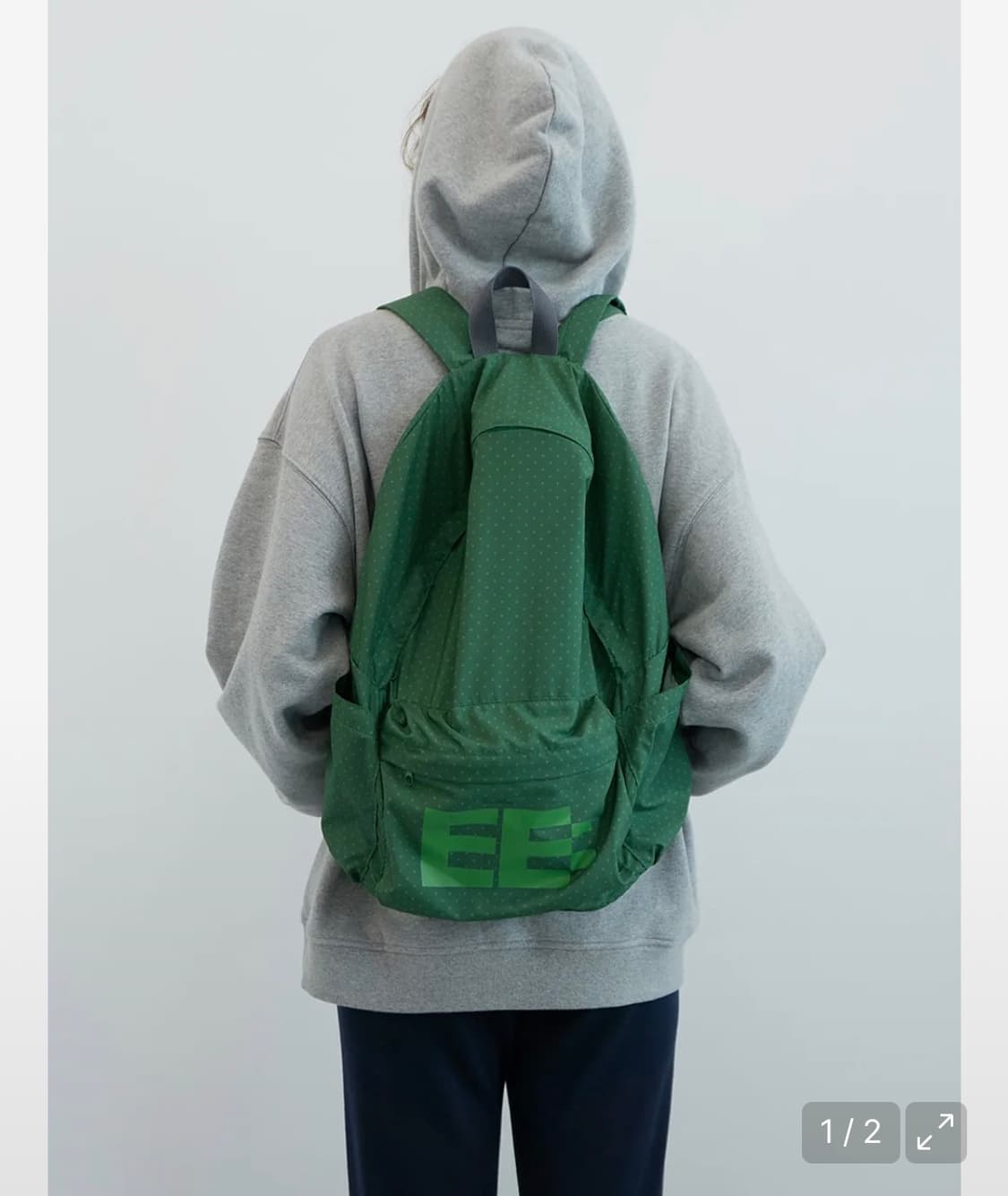 엔조블루스 도트 백팩 그린 상품이미지1