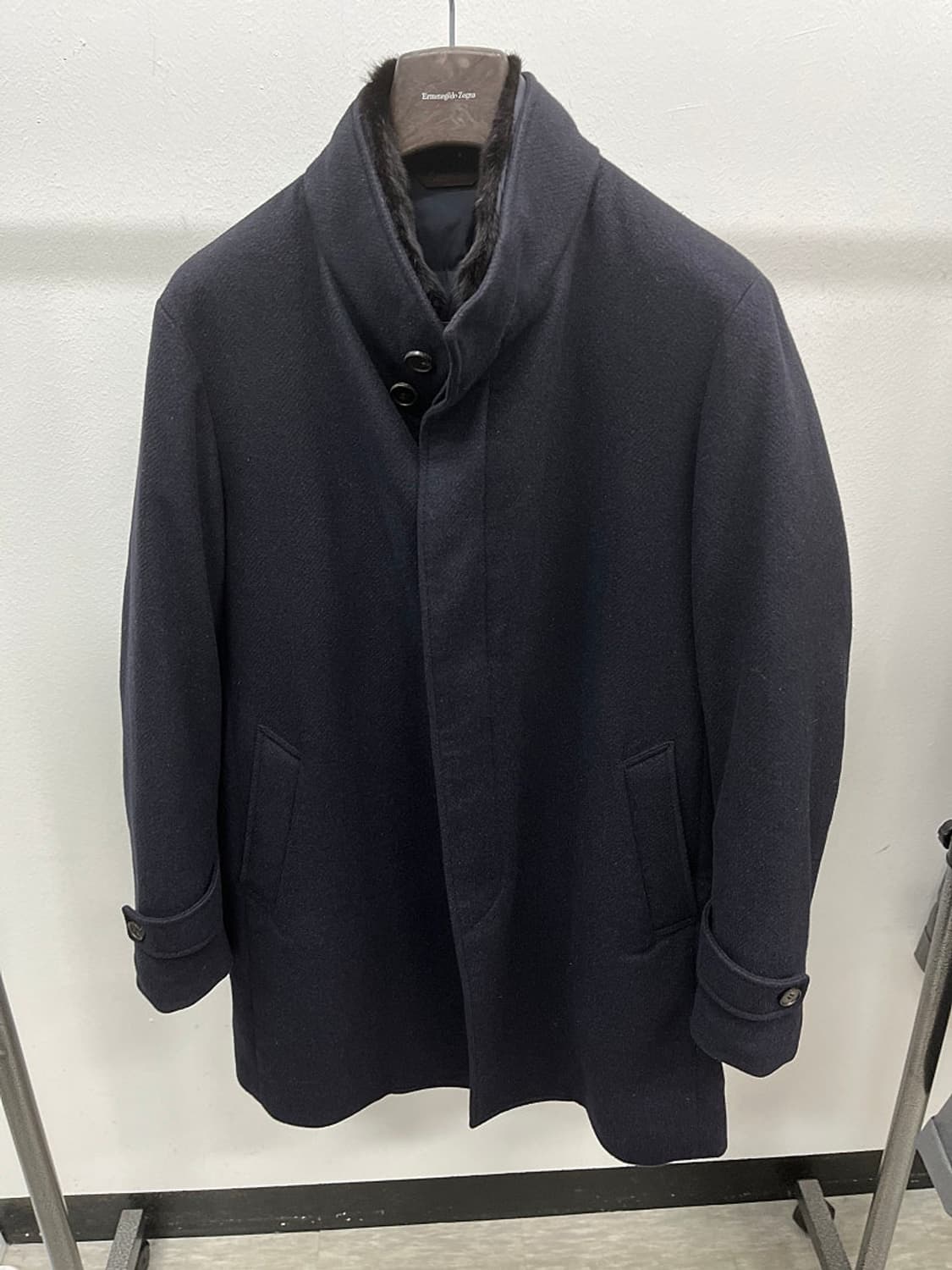 105) 마에스트로 밍크퍼 캐시미어 코트  상품이미지3