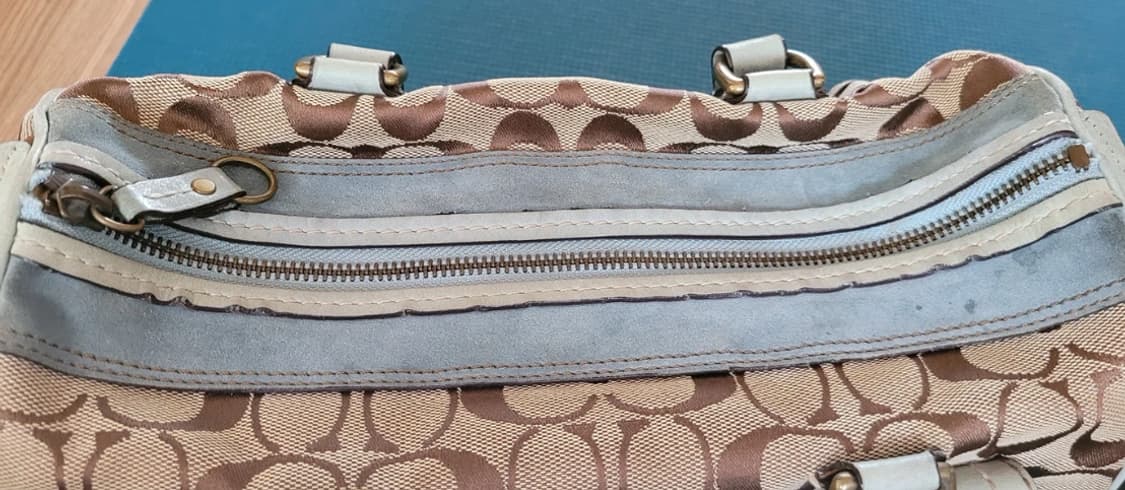 코치가방 코치 민트 블루보스턴백 상품이미지5